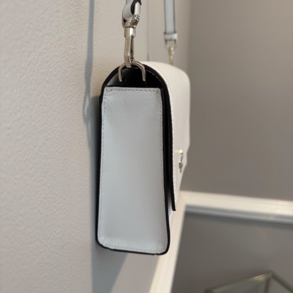 KATE SPADE NEW YORK Madison Bright White Crossbody GOLD hardware retired - Picture 2 of 9